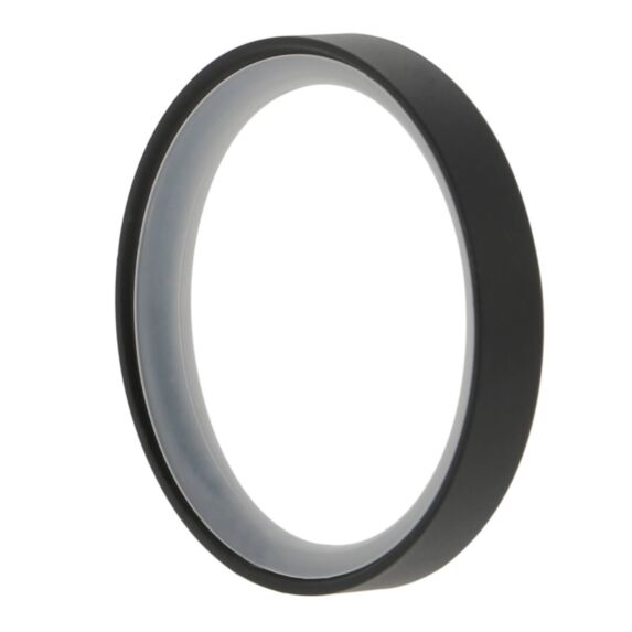 10 anneaux métal plats d52 silencieux noir mat pour tringle d28 - MOBOIS