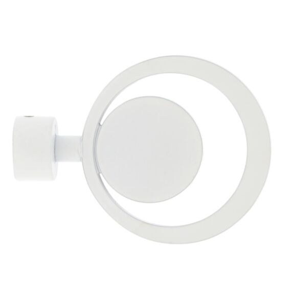 Embout métal Ø20mm Atrium Blanc Mat