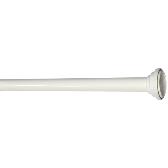 Barre entre murs extensible d18-20 80-125 cm blanc