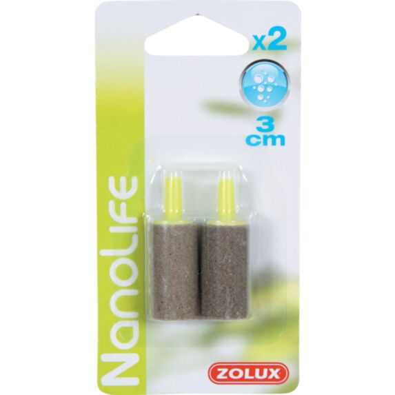 2 Diffuseurs d'Air Aquarium Cylindrique 3cm - ZOLUX