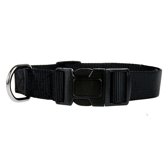 COLLIER NOIR NYLON 30/40CM
