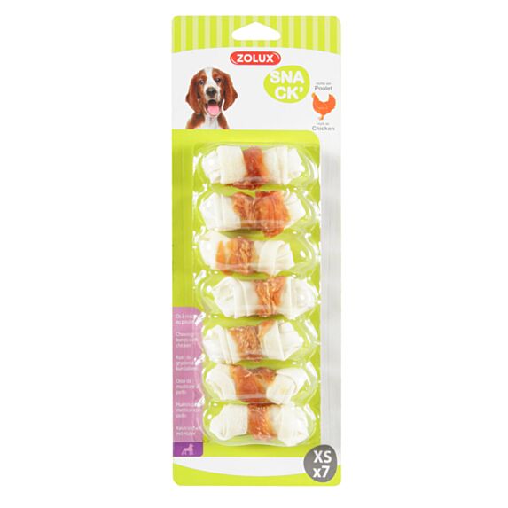 Friandise os à macher au poulet XS x7