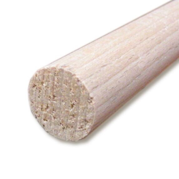 Tourillon hêtre lisse 1000 x 6 x 25 mm - SUPBOIS