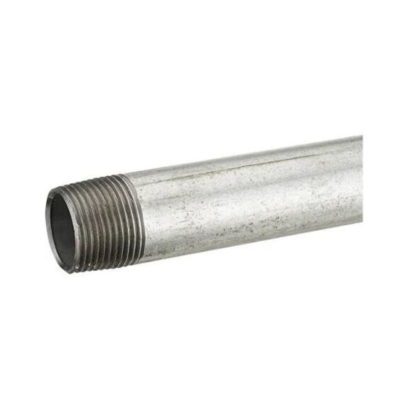 Tube fer galva L.50cm M15x21 FG530-15500L1 - NOYON THIEBAULT