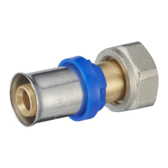 Multicouche à sertir multiprofil Raccord femelle F15x21 Ø16 - NOYON THIEBAULT
