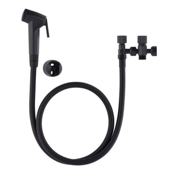 Kit hygiène WC noir ABS brochable - NOYON THIEBAULT