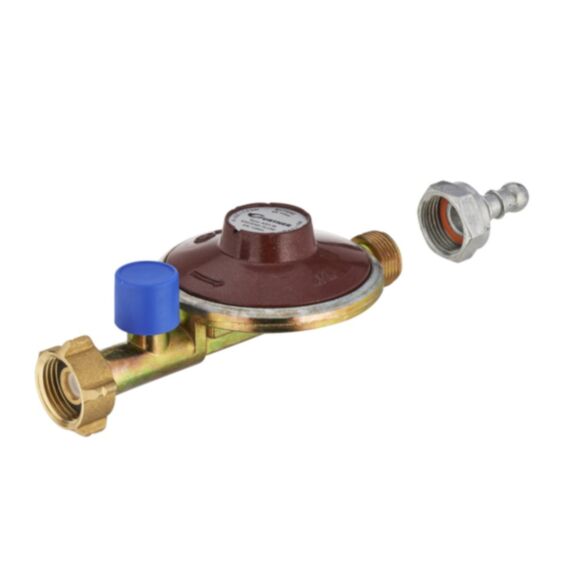 Détendeur butane sécurisé 1,3 kg/h 28mbar écrou / M20x150 + tétine - NOYON THIEBAULT