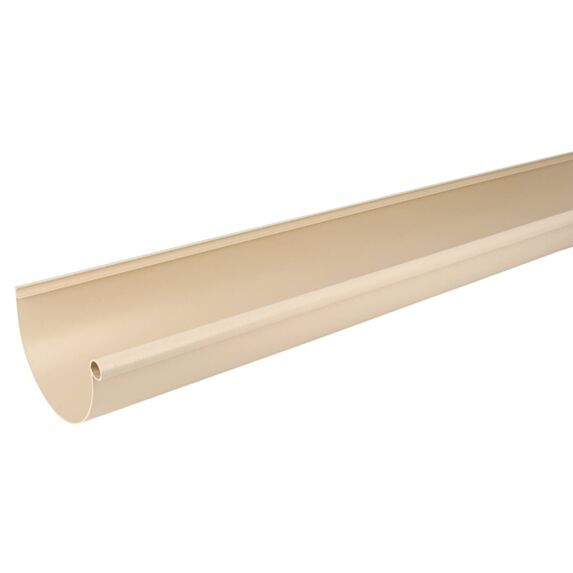 Gouttière demi-ronde PVC 4m sable développé 25cm G25S - GIRPI