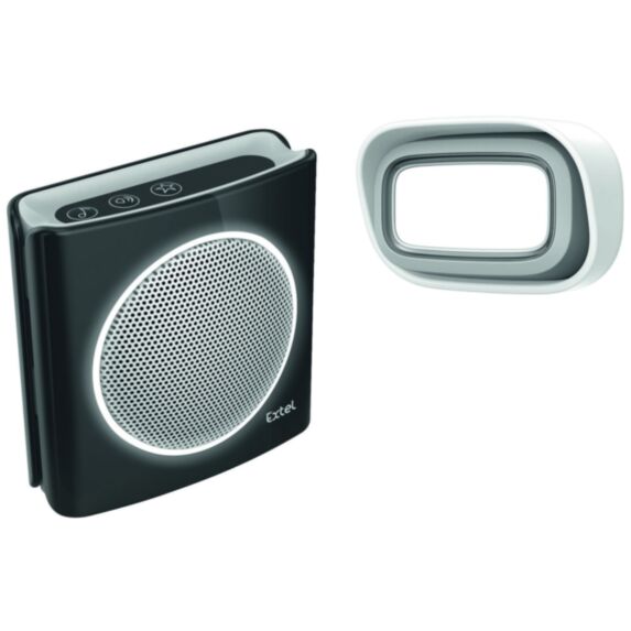 Carillon sans fil 200m - Dibi Flash Black - EXTEL
