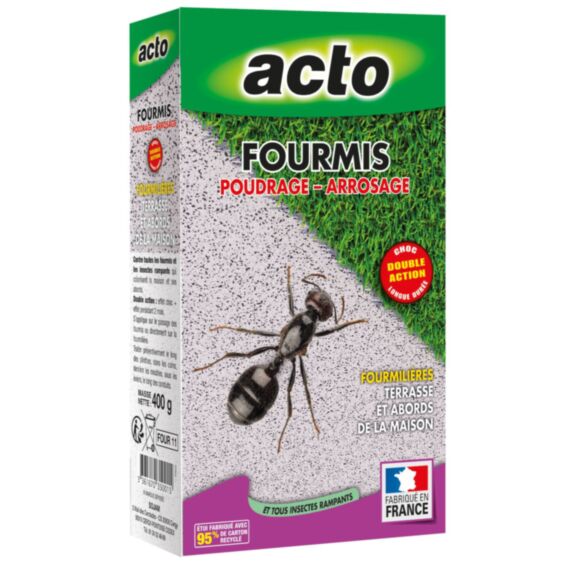 Poudre fourmis poudrage et arrosage 400 g