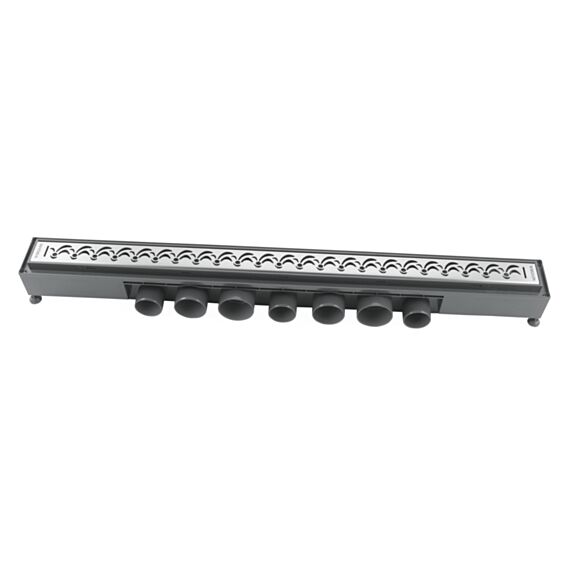 caniveau pour douche à l'italienne express'eau 900 mm, grille 