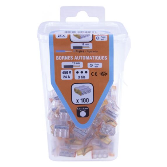 Lot de 100 bornes automatiques