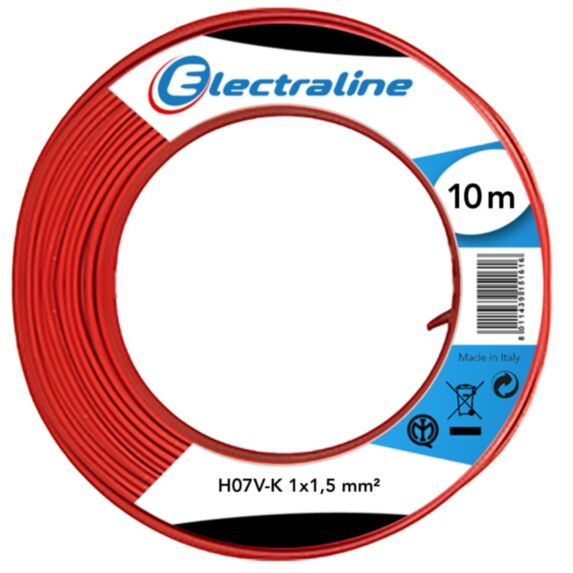Cour.Film HO7 V-K 1x1.5mm² Rouge 10M