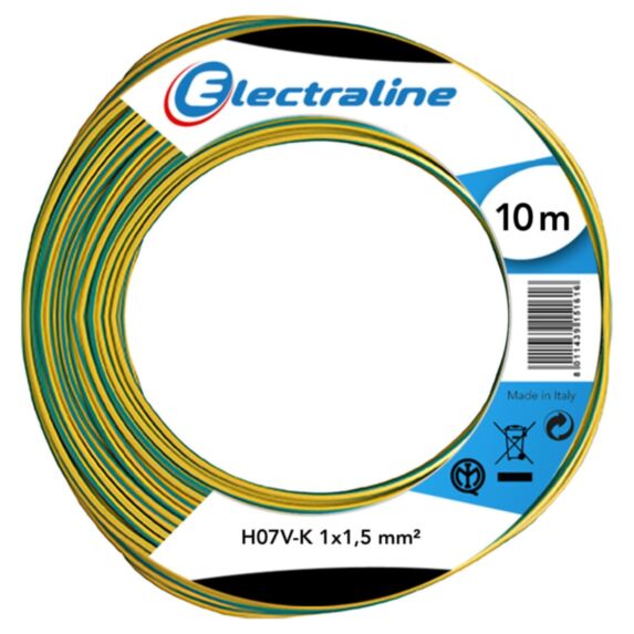 Cour.Film HO7 V-K 1x1.5mm² V/Jaune 10M
