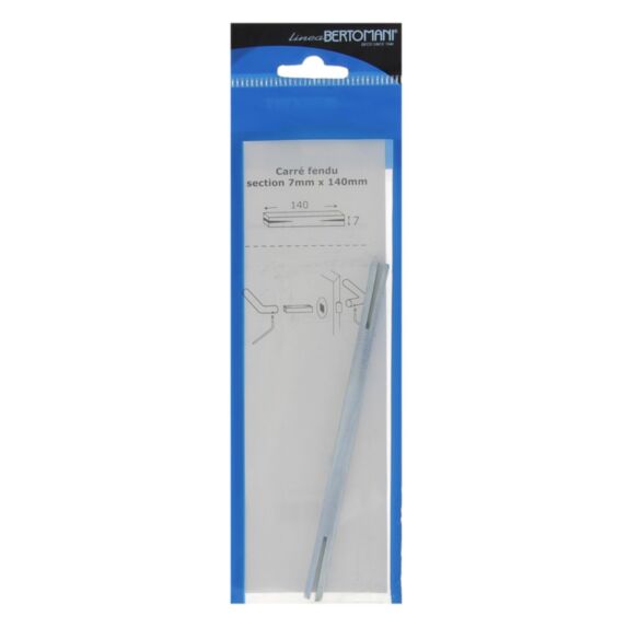 Carré fendu acier 7x140 mm - LINEA BERTOMANI