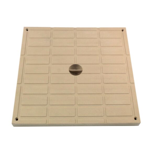 Couvercle de regard Polypropylène 30x30cm Sable - FITT