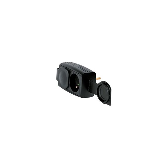 Fiche 2 prises Biplite Eclipse 10/16A noir