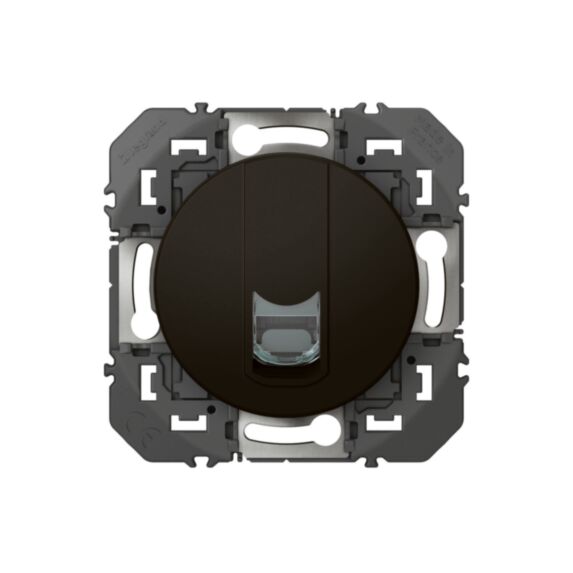 Prise RJ45 catégorie 6 blindée Dooxie noir - LEGRAND