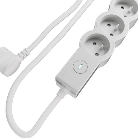 Multiprise 4x2P+T 16A 1,5m blanc USB A/C - LEGRAND