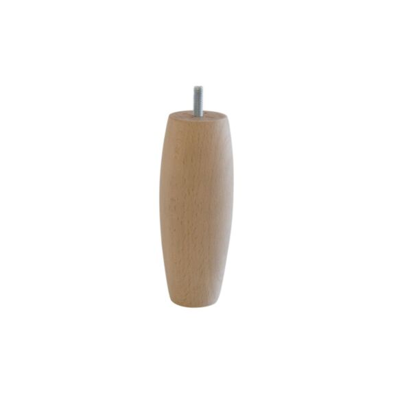 Pied de lit olive brut H.150 Ø58 mm - EVOLUDIS