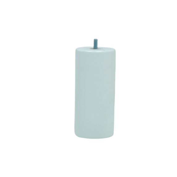Pied de lit cylindrique blanc h150 d68 - BAR PLUS