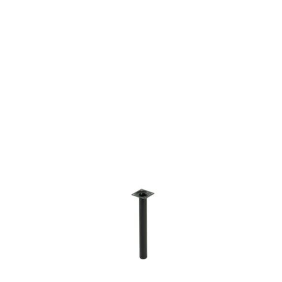 Pied metallique cylindrique sans verin noir H.250 ∅30 - BAR PLUS