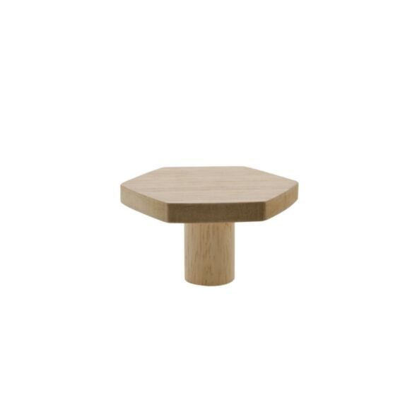 Patère Hexagonale bois 1 tête - BAR PLUS