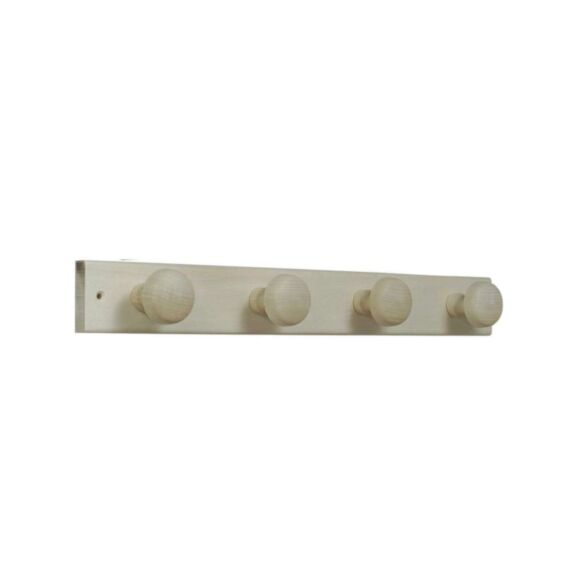 Porte-manteau Alfa bois 4 têtes - BAR PLUS