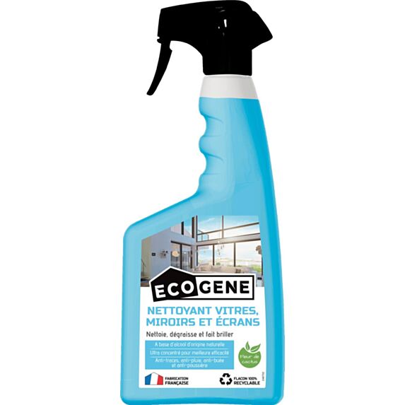 Nettoyant vitres miroirs écrans 600ml - ECOGENE