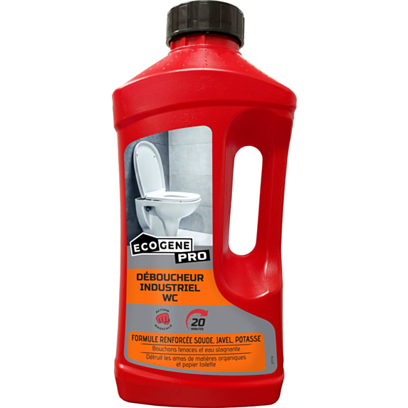 Déboucheur industriel wc ECOGENE pro 1 l 