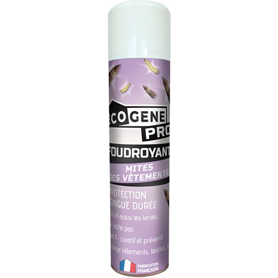 Aérosol insecticide mites vêtement 0,5L - ECOGENE