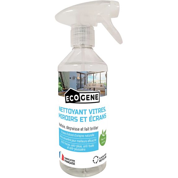 Nettoyant vitres miroirs écrans 500ml - ECOGENE