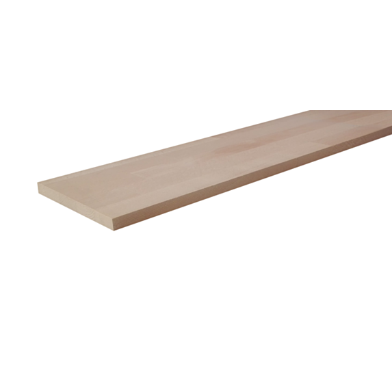 Tablette Hêtre 1 Angle Vif 18x400 2m00