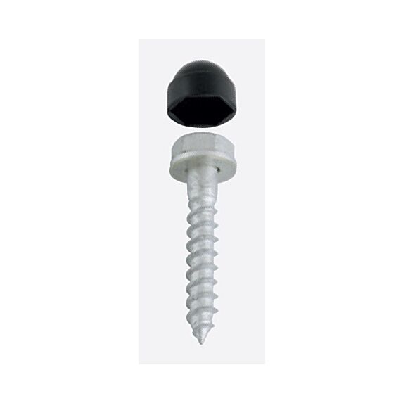 Tirefonds pour sol bois noir Ø10 (x4) - KORDO