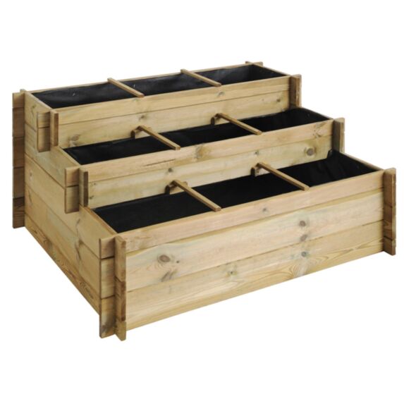 Carré Potager Up 3 Étages 120x100xH,54cm - CERLAND