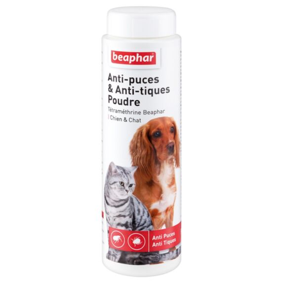 Poudre antiparasitaire curative chien et chat 150 g - BEAPHAR