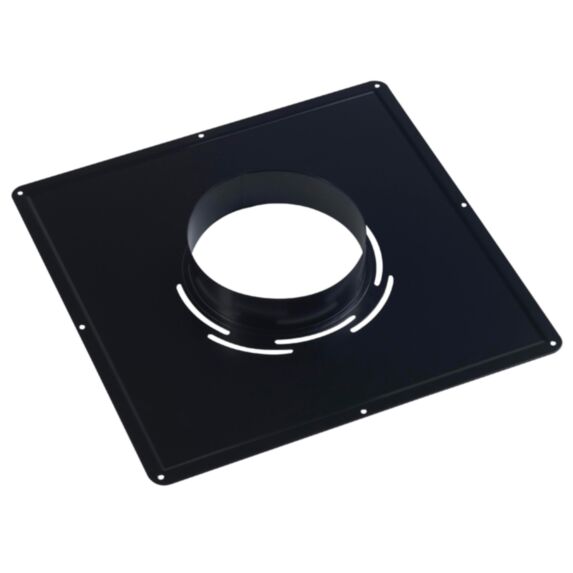 Plaque de propreté flexible inox ∅125mm 40x40cm - TEN