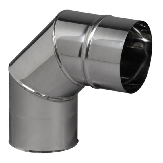 Coude 90° inox 3 parties ∅125mm - TEN