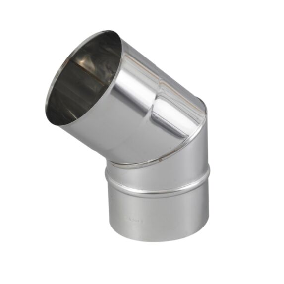Coude inox 2 parties 45° Ø180mm - TEN