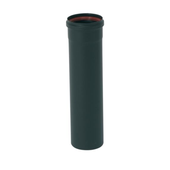 Tuyaux rigide en émail noir 33cm ∅80mm - TEN