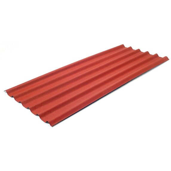 Plaque bitumée Easyfix 100x0,82m Rouge