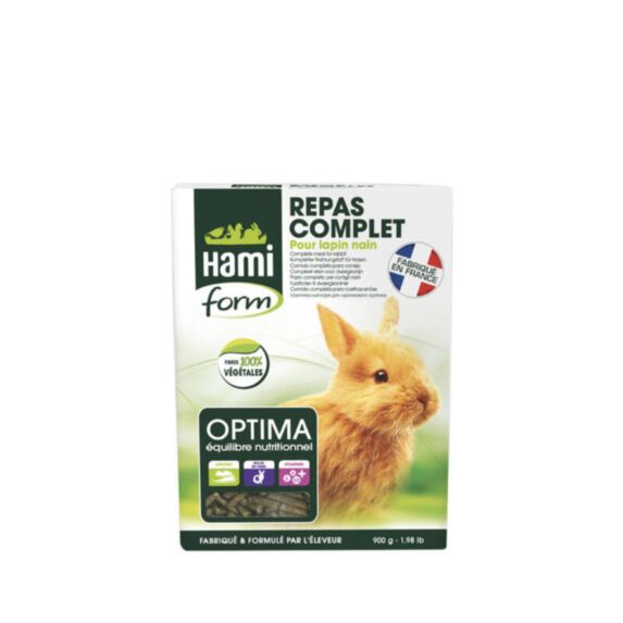 Granulets Complet Lapin Nain Optima 900gr - HAMI FORM
