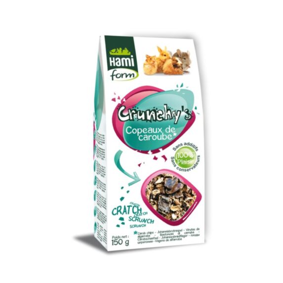 Friandises Rongeurs Crunchy's Copeaux de Caroube 150gr
