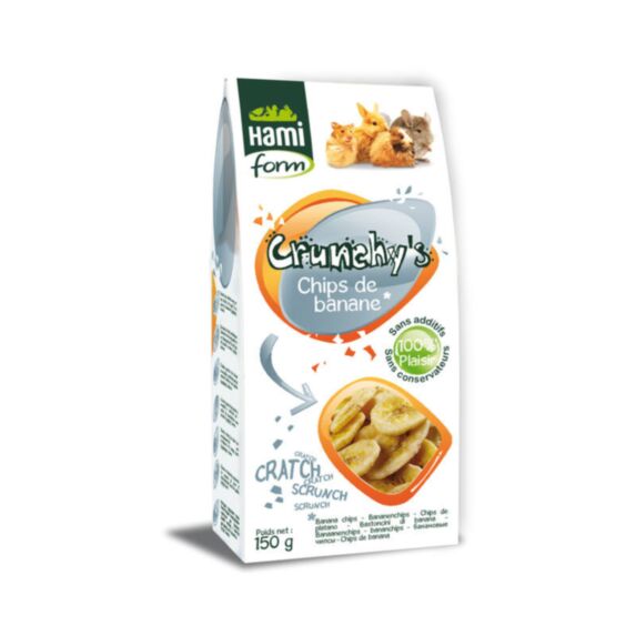 Friandises Rongeurs Chips de Banane 150gr - HAMI FORM