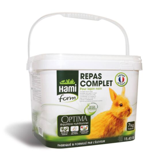 Granulets Complet Lapin Nain Optima 7kg - HAMI FORM