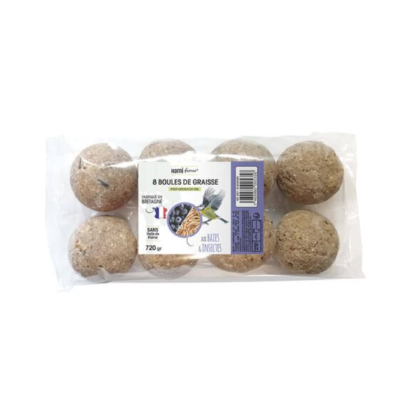 Boule de Graisse Oiseaux Baie/Insectes 720gr