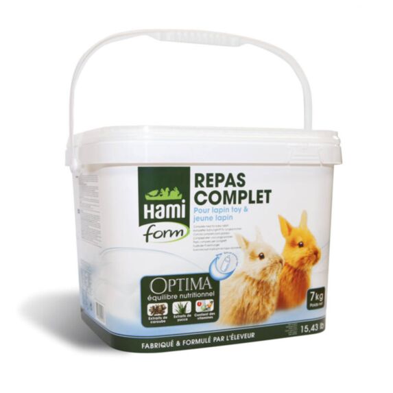 Granulets Complet Lapin Jeune Optima 7kg - HAMI FORM
