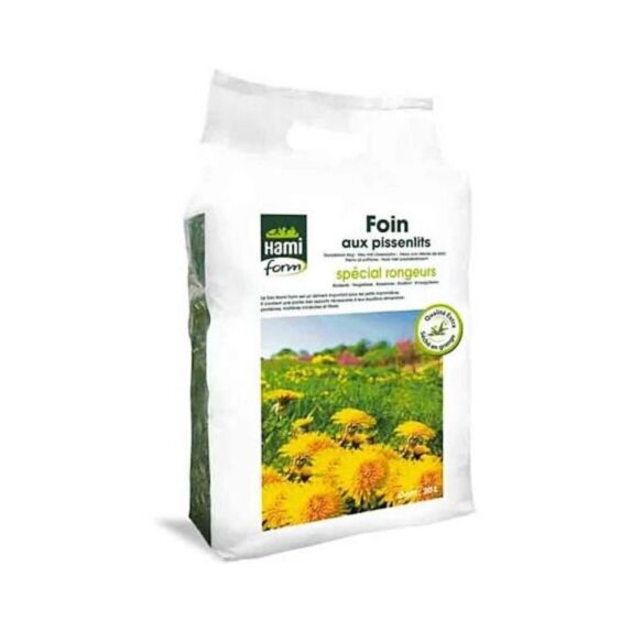 Foin Premium Rongeurs Pissenlits 20L