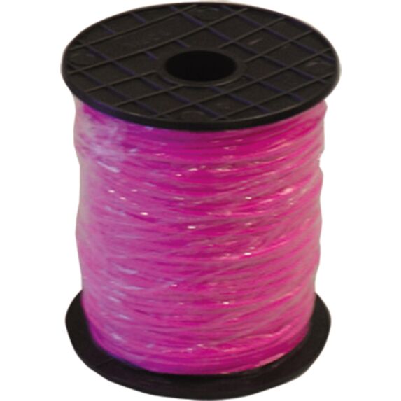 Tresse fluo rose résistance 35kg ∅ 1,5 mm L.200 m - MOB