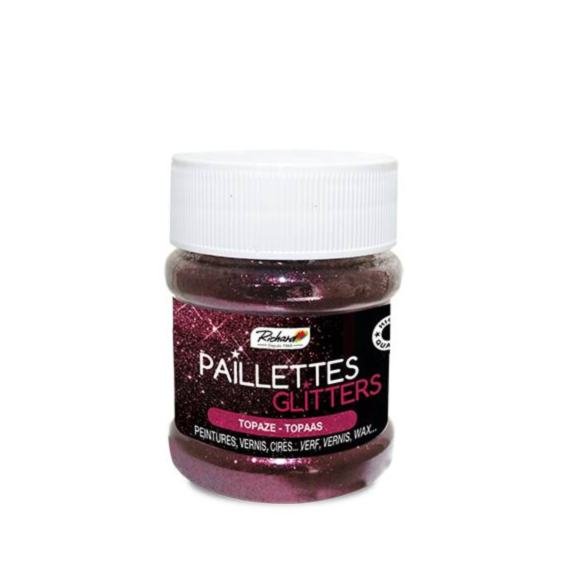 Additif paillettes peinture Topaze 80gr